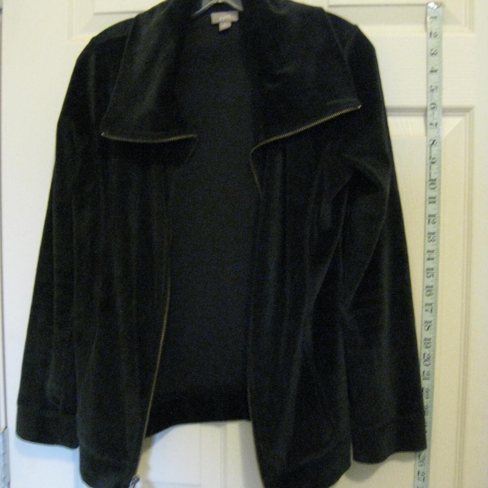 Black Velvet J Jill Jacket
